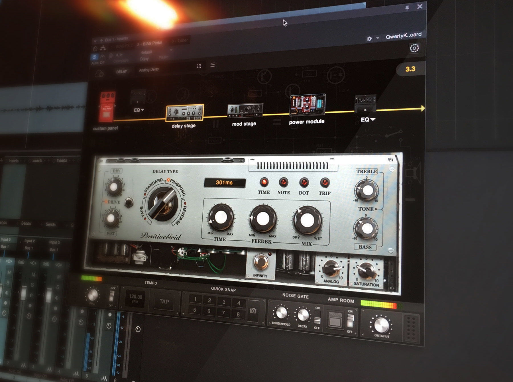 Positive Grid BIAS Pedal Delay plugin FREE for limited time