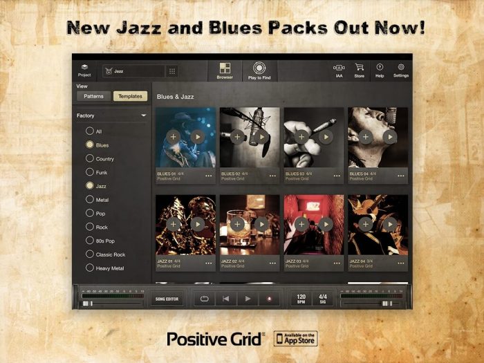 Positive Grid X Drummer Blues & Jazz