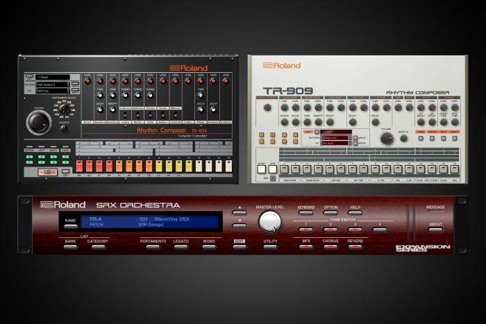 Roland Cloud TR 808 TR 909 SRX