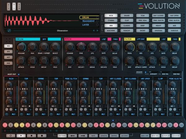 Wave Alchemy Releases Evolution Drum Machine For Kontakt Player