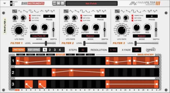 BHK Samples Parafilter III Sequencer