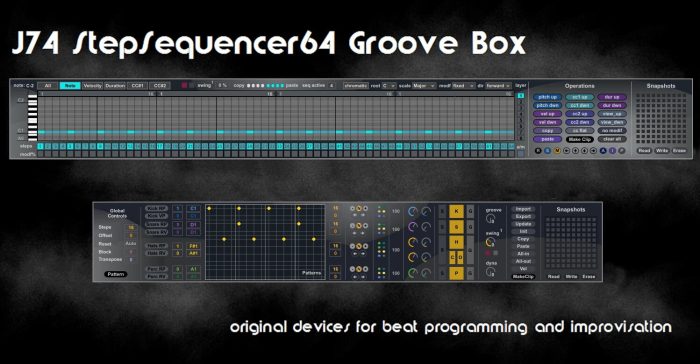 J74 StepSequencer64 Groove Box