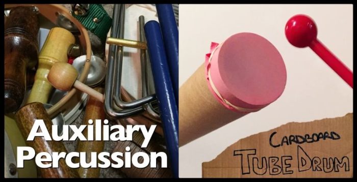 Michael Picher Auxiliary Percussion & Cardboard Tube Drum