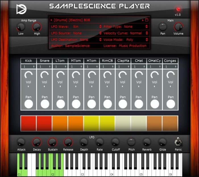 SampleScience Player v1 808