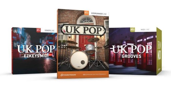 Toontrack UK Pop, Grooves & EZkeys MIDI