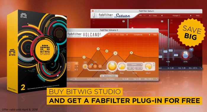 Bitwig FabFilter promo