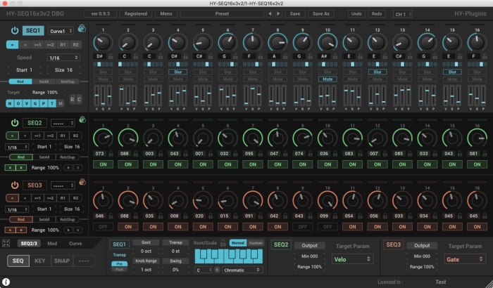 HY Plugins HY SEQ16x3v2