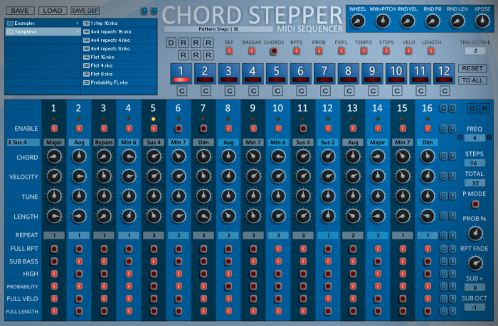 Homegrown Sounds Chord Stepper