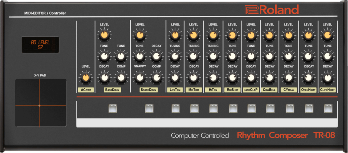 Momo TR-08 Midi Editor