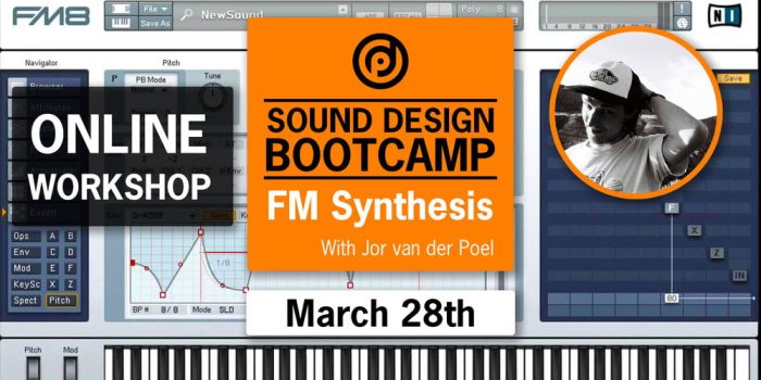 Pyramind Workshop Sound Design Bootcamp FM Syntehsis with Jor van der Poel