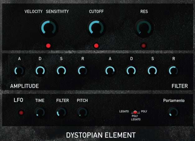 Rast Sound Dystopian Element GUI