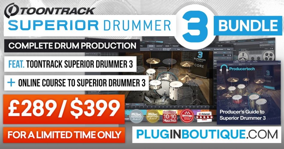 Toontrack Superior Drummer 3 Bundle