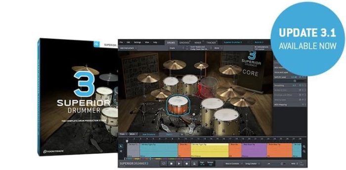 Toontrack Superior Drummer 3 update