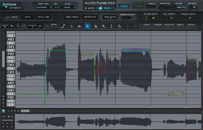 Antares Auto-Tune Pro Graphical Mode