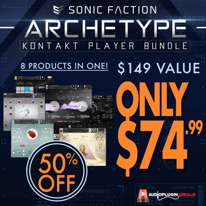 Audio Plugin Deals Sonic Faction Archetype Bundle
