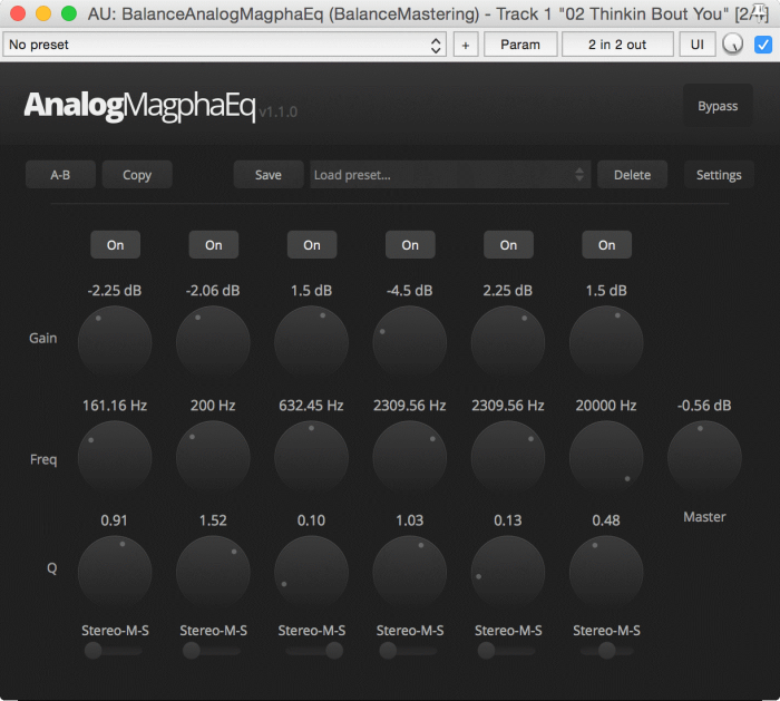 Balance Mastering Analog Magpha EQ 1.1.0