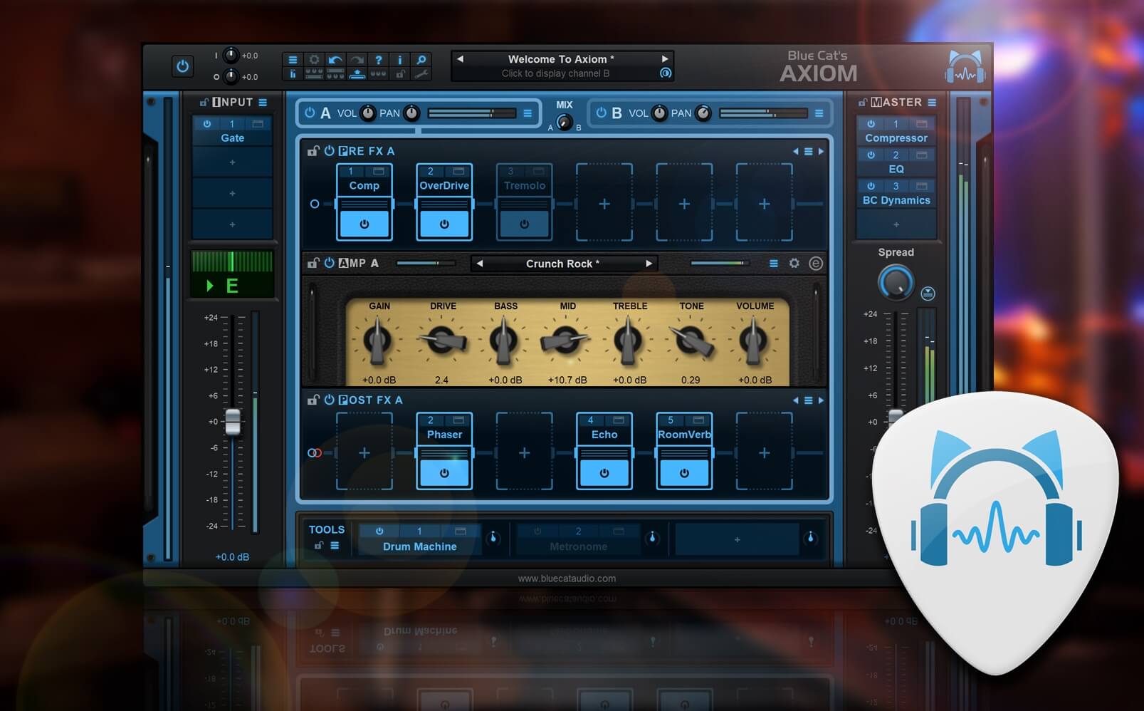 Blue Cat Audio releases Axiom software + Axe Pack Bundle for Guitar and