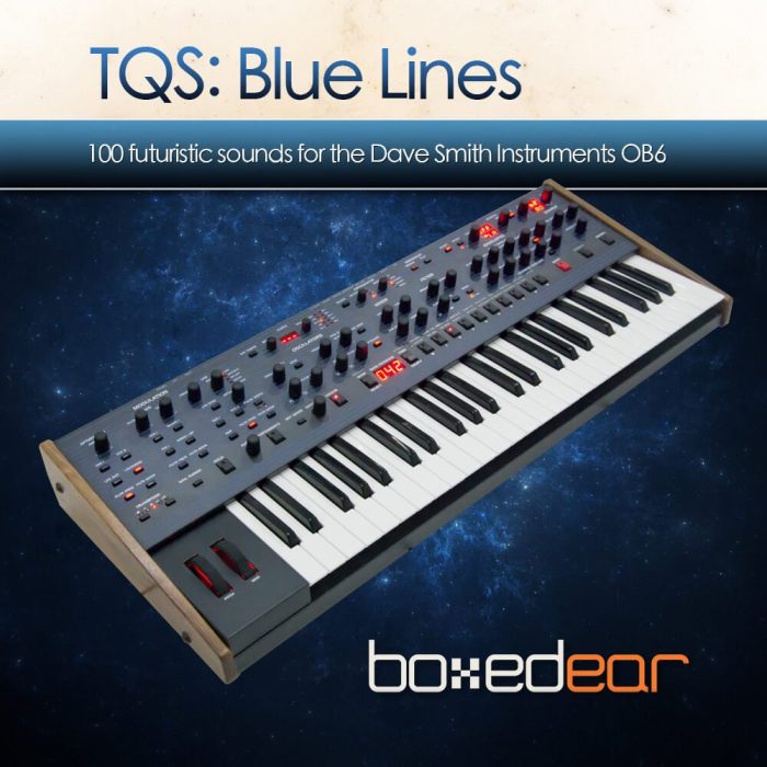 Boxed EAR TQS Blue Lines artwork