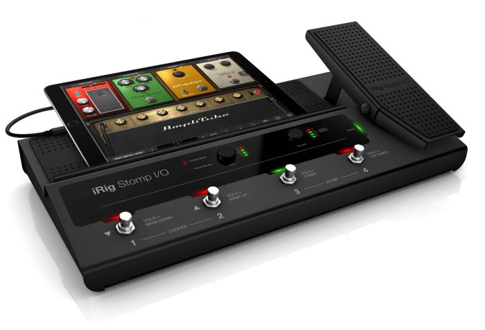 IK Multimedia iRig Stomp I/O with iPad