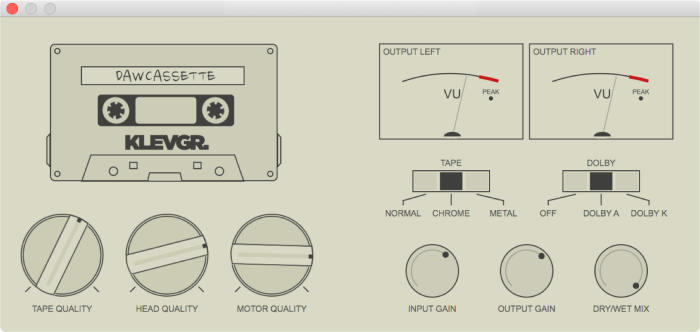 Klevgrand DAW Cassette