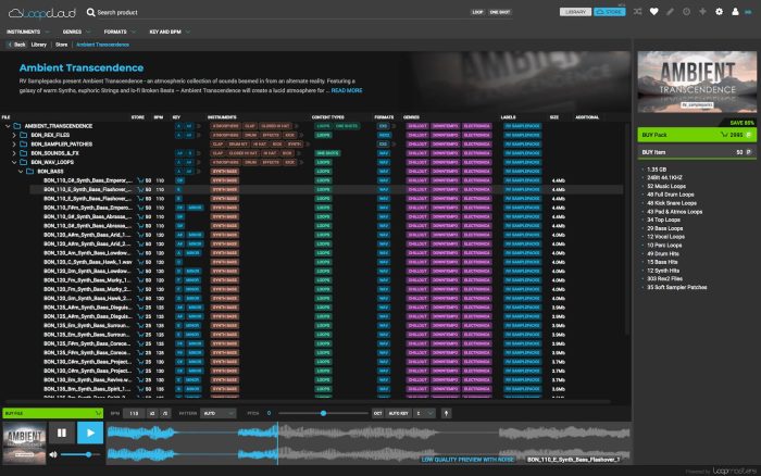 Loopcloud 2 Product View 1