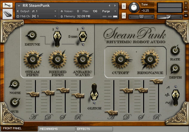 Rhythmic Robot SteamPunk for Kontakt