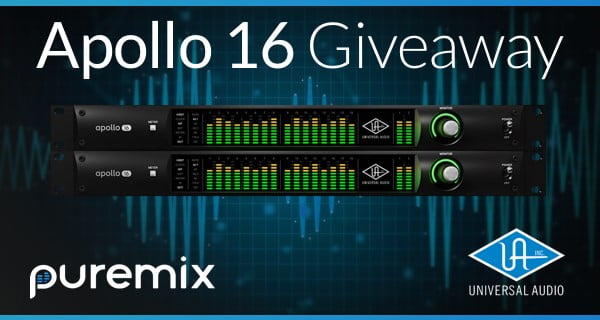 pureNet Universal Audio Apollo 16 giveaway