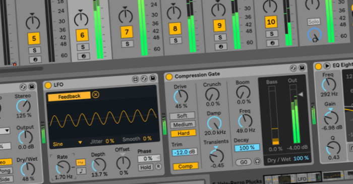 Ableton Live 10 stock