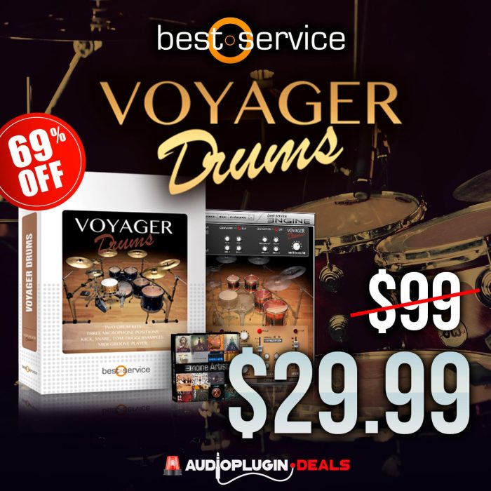 Audio Plugin Deals Best Service Voyager Drums