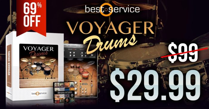 Audio Plugin Deals Best Service Voyager Drums feat