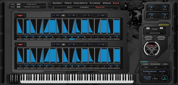 Miclop Ctrl x sequencer