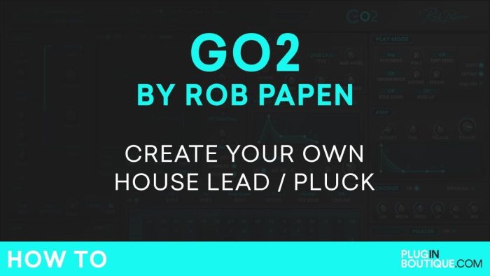 PIB Rob Papen Go2 House Pluck Lead tutorial