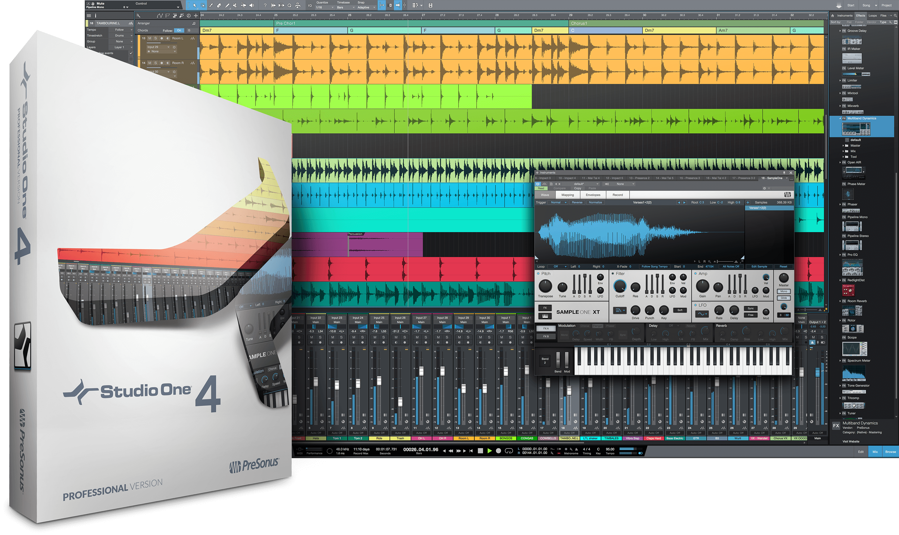 Create without boundaries with PreSonus Studio One 4