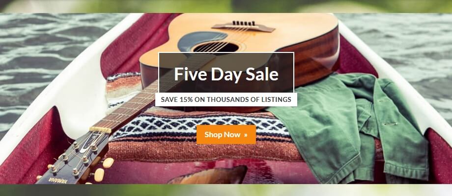 Reverb 5 Day Gear Sale