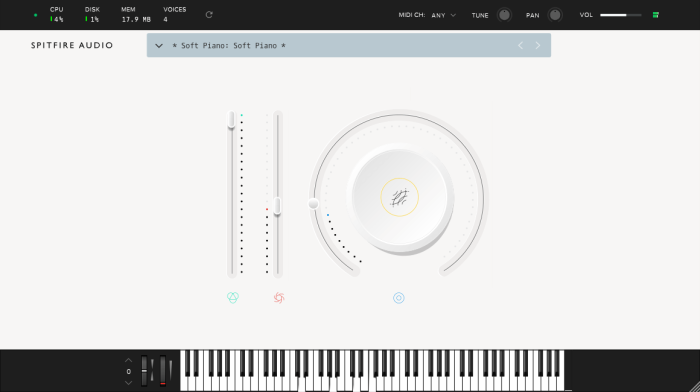 Spitfire Audio Soft Piano