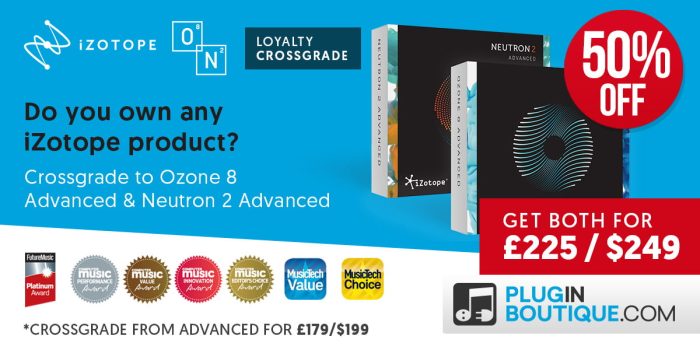 iZotope O8N2 Bundle Upgrade50 PluginBoutique