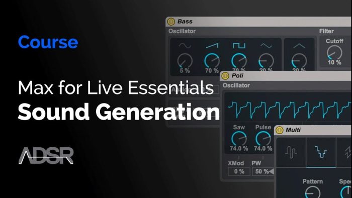 ADSR Sounds Max for Live Essentials Sound Generation