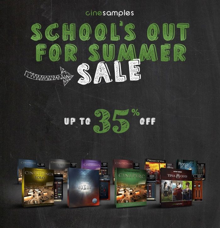 Cinesamples Schools Out For Summer Sale