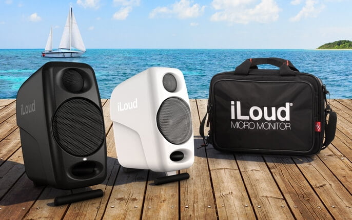 IK Multimedia iLoud Micro Monitors Bag promo