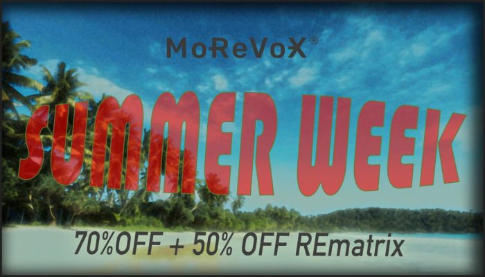 MoReVoX Summer Sale