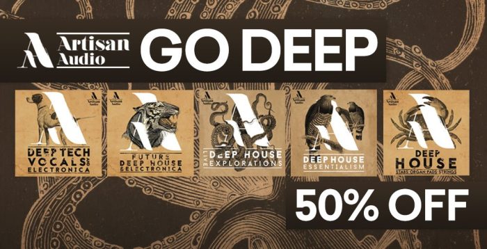 Artisan Audio Go Deep Bundle 50 OFF feat