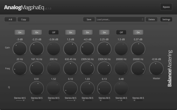 Balance Mastering Analog Magpha EQ 2.1.0