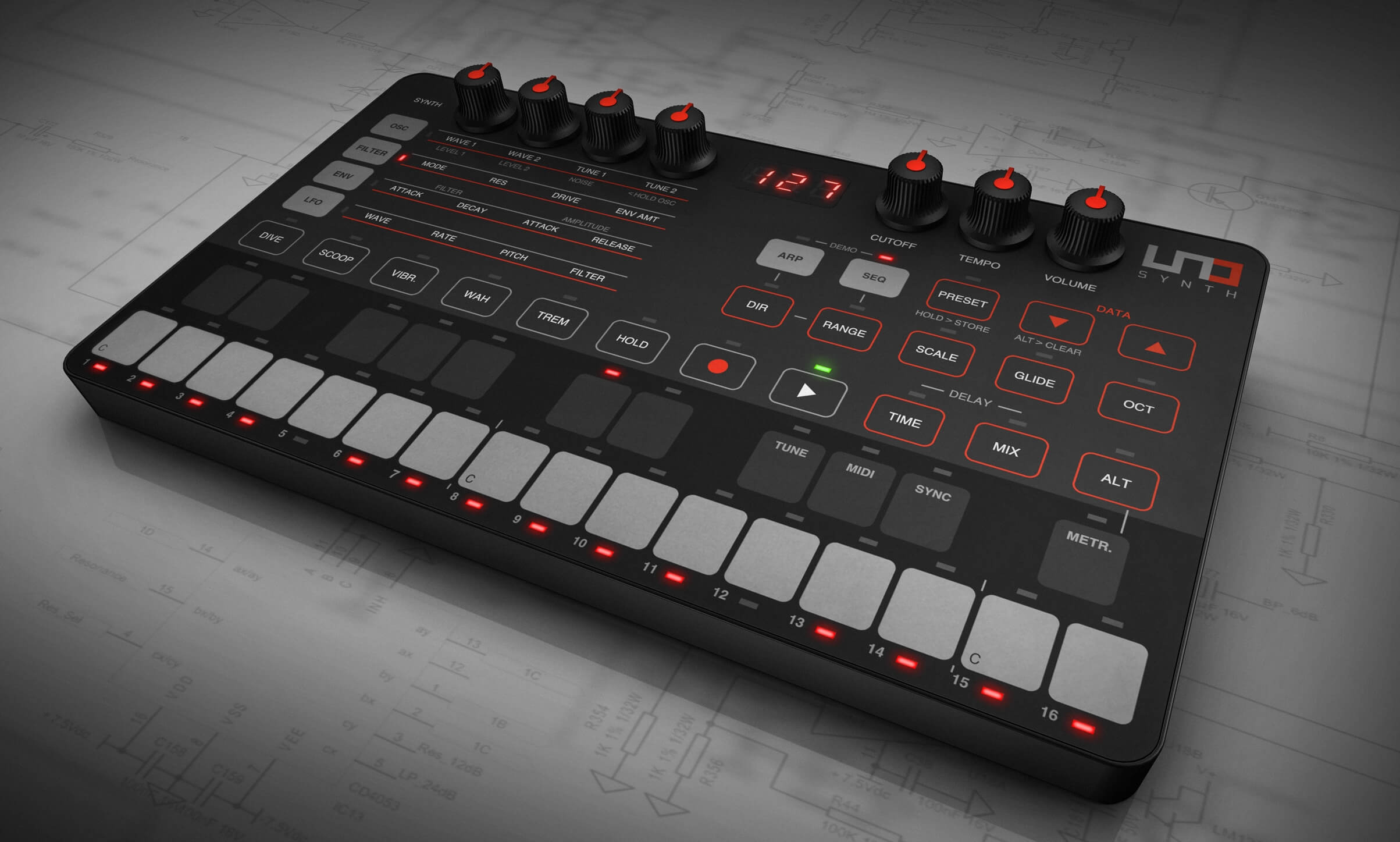 IK Multimedia's UNO Synth now shipping - True-analog, ultra-portable