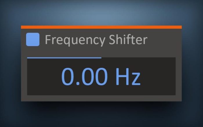 Kilohearts Frequency Shifter