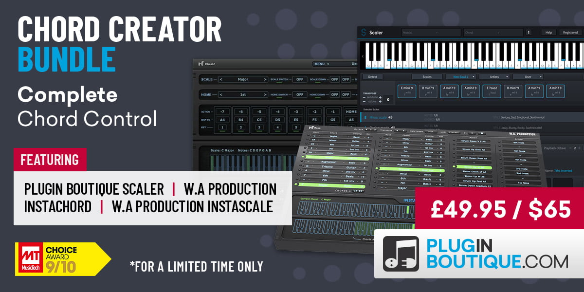 Chord Creator Bundle: Scaler, InstaChord & InstaScale at 60% OFF!