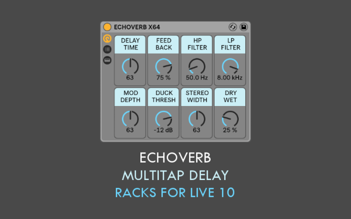 Sound Author EchoVerb for Ableton Live 10