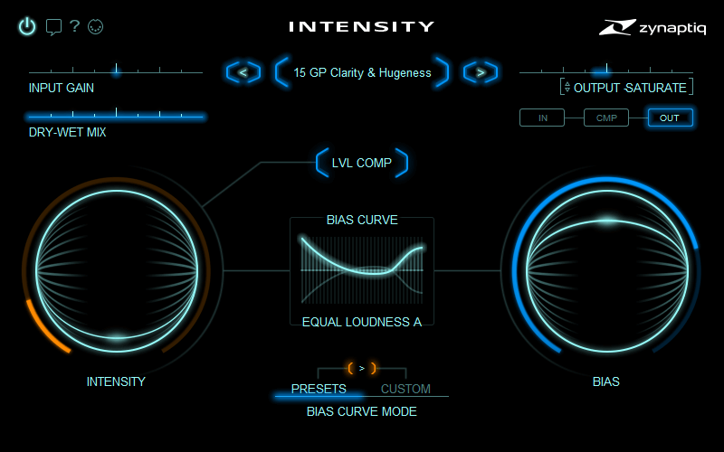 Intensity dynamic processor by Zynaptiq on sale for $139 USD