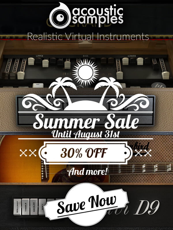 Acousticsamples Summer Sale 2018