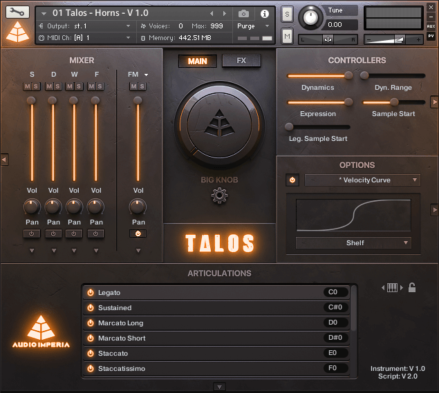 Audio Imperia Talos Vol 1 Horns