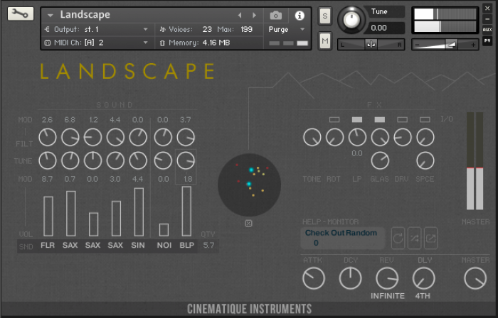 Cinematique Instruments Landscape